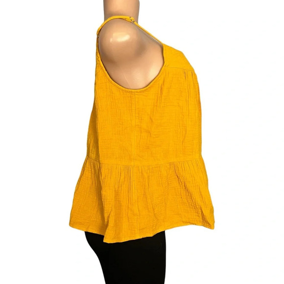 3/$30 🍂 Banana Republic Mustard Yellow Tiered Camisole - Picture 6 of 8